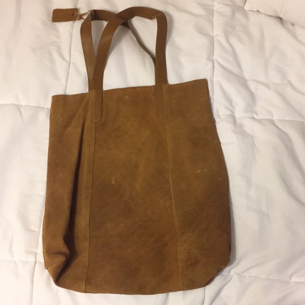 Suede Tote